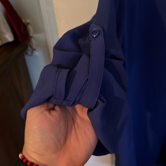 Halogen by Nordstrom L Purple Dress Shirt - Picture 5 of 5